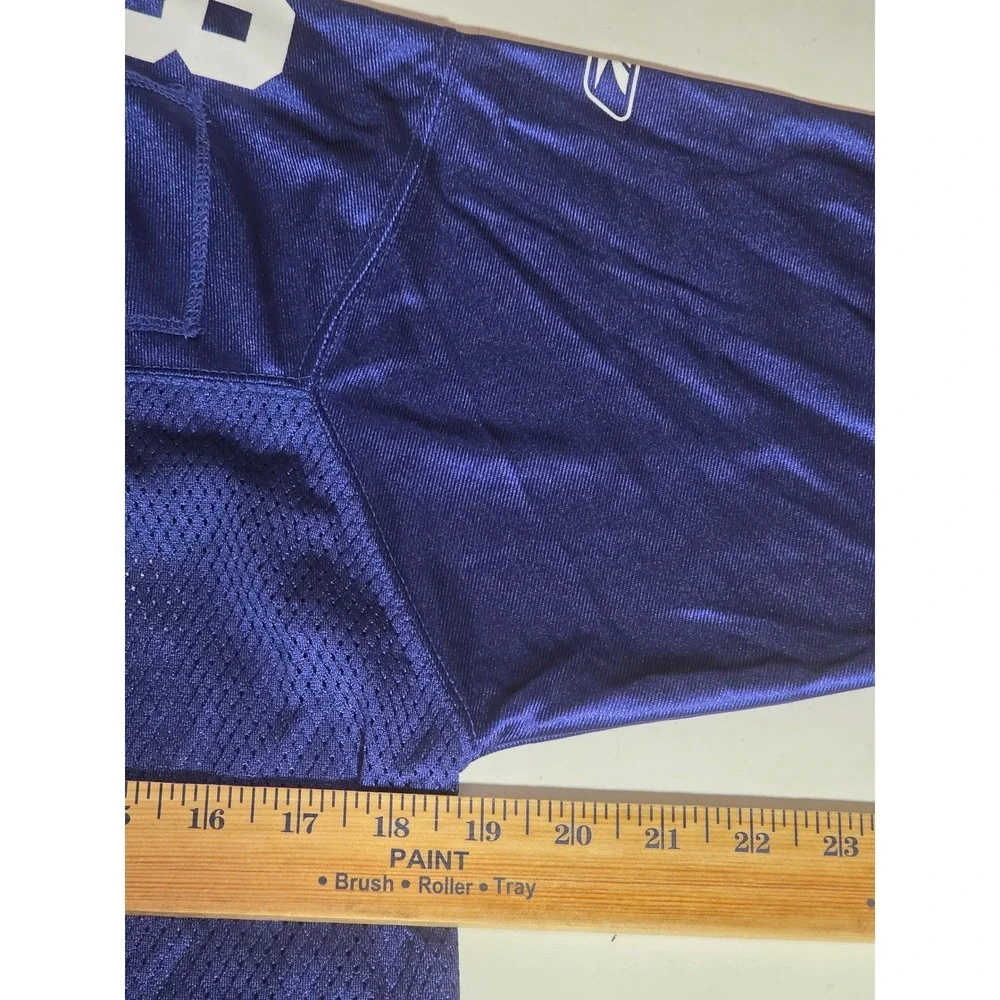 Reebok NFL New York Giants Jeremy Shockey 80 Jersey Blue Youth‎ L 14-16 Mens XS